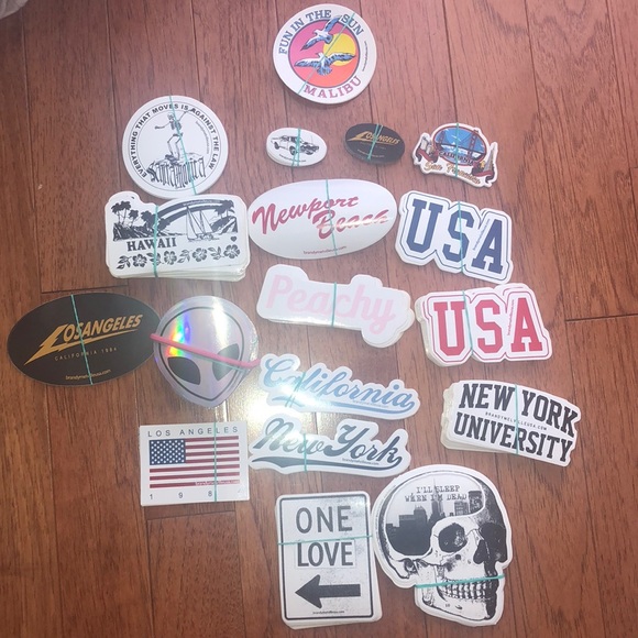 5LBS OF BRANDY MELVILLE STICKERS!!😍😍 - Picture 3 of 6